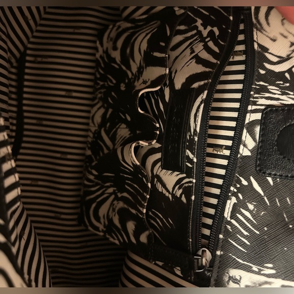 LAMB Gwen Stefani - black and white pattern tote bag - USED - Picture 7 of 8